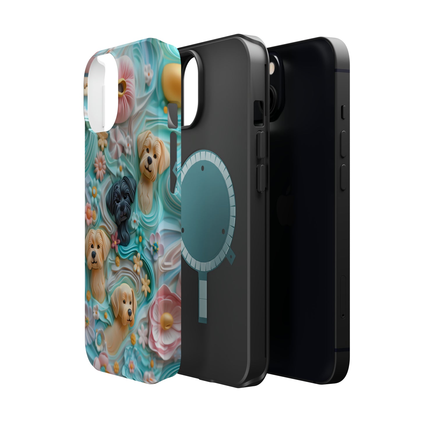 MagSafe Tough Case - Pastel Frosting Design Dog iPhone Case - Pets on Merch
