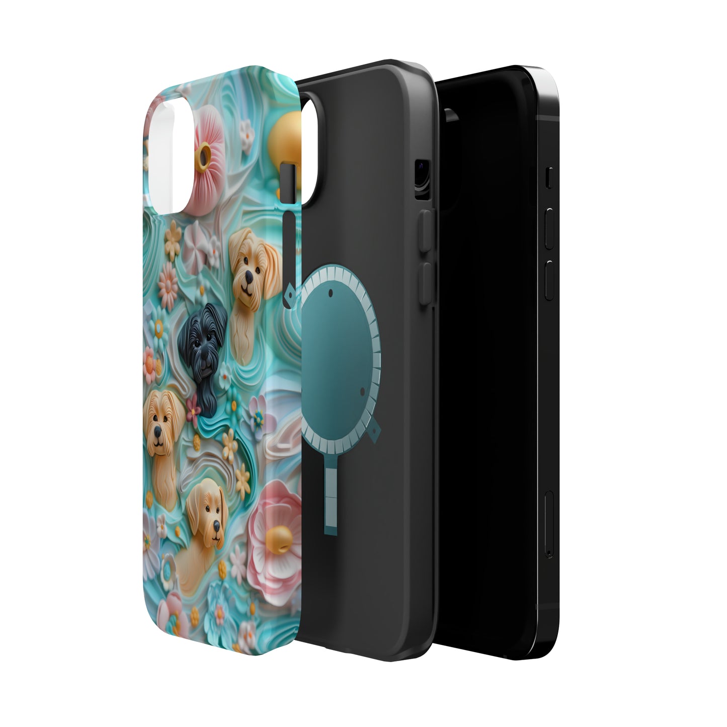 MagSafe Tough Case - Pastel Frosting Design Dog iPhone Case - Pets on Merch
