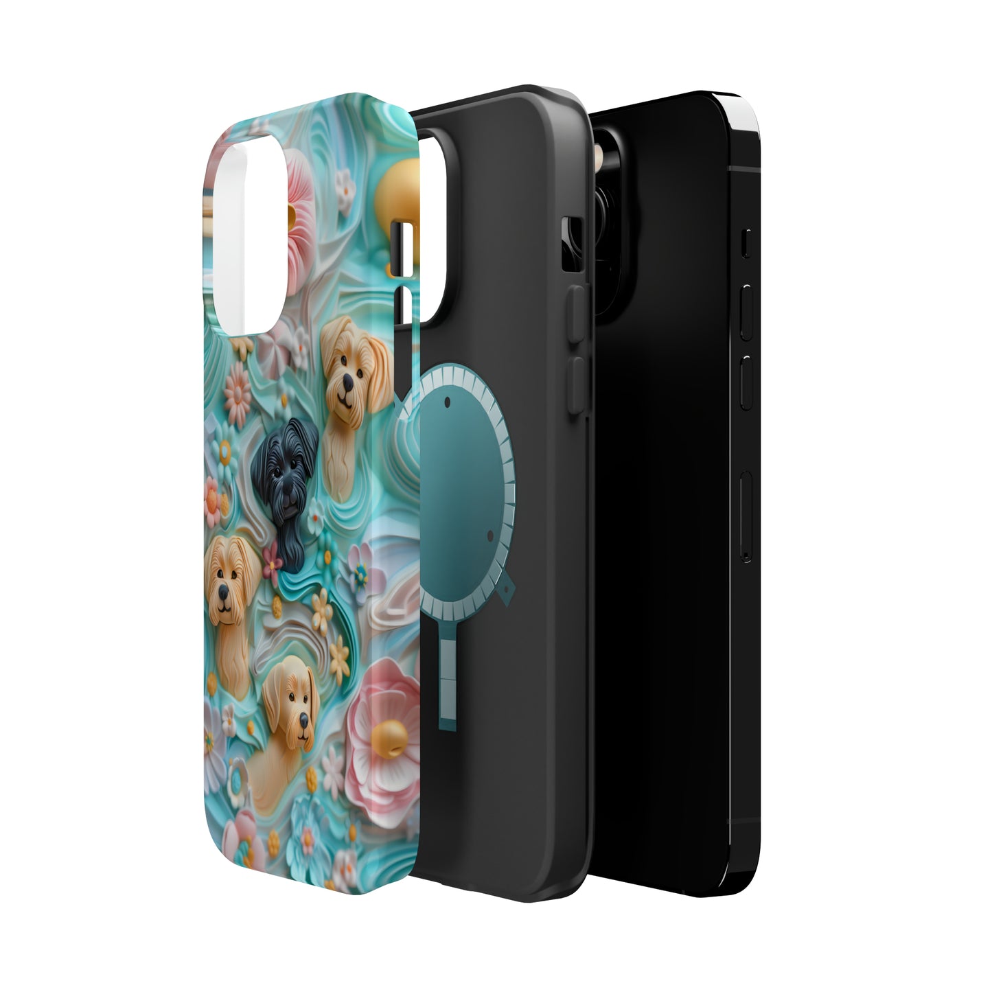 MagSafe Tough Case - Pastel Frosting Design Dog iPhone Case - Pets on Merch