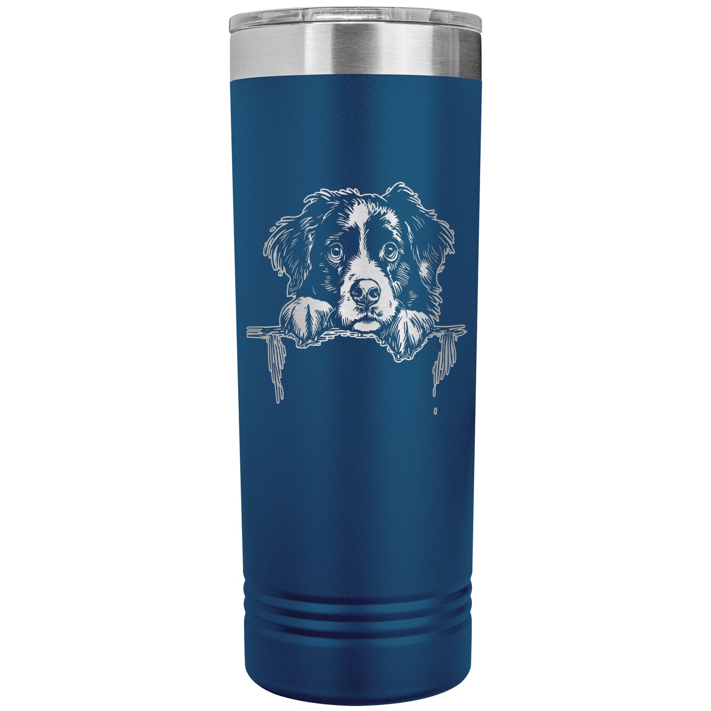 Bernese Mountain Dog Owner Gift Skinny Tumbler 22oz makes a great Berner Lover Gift. Ultra-durable double-wall stainless steel that is vacuum insulated
