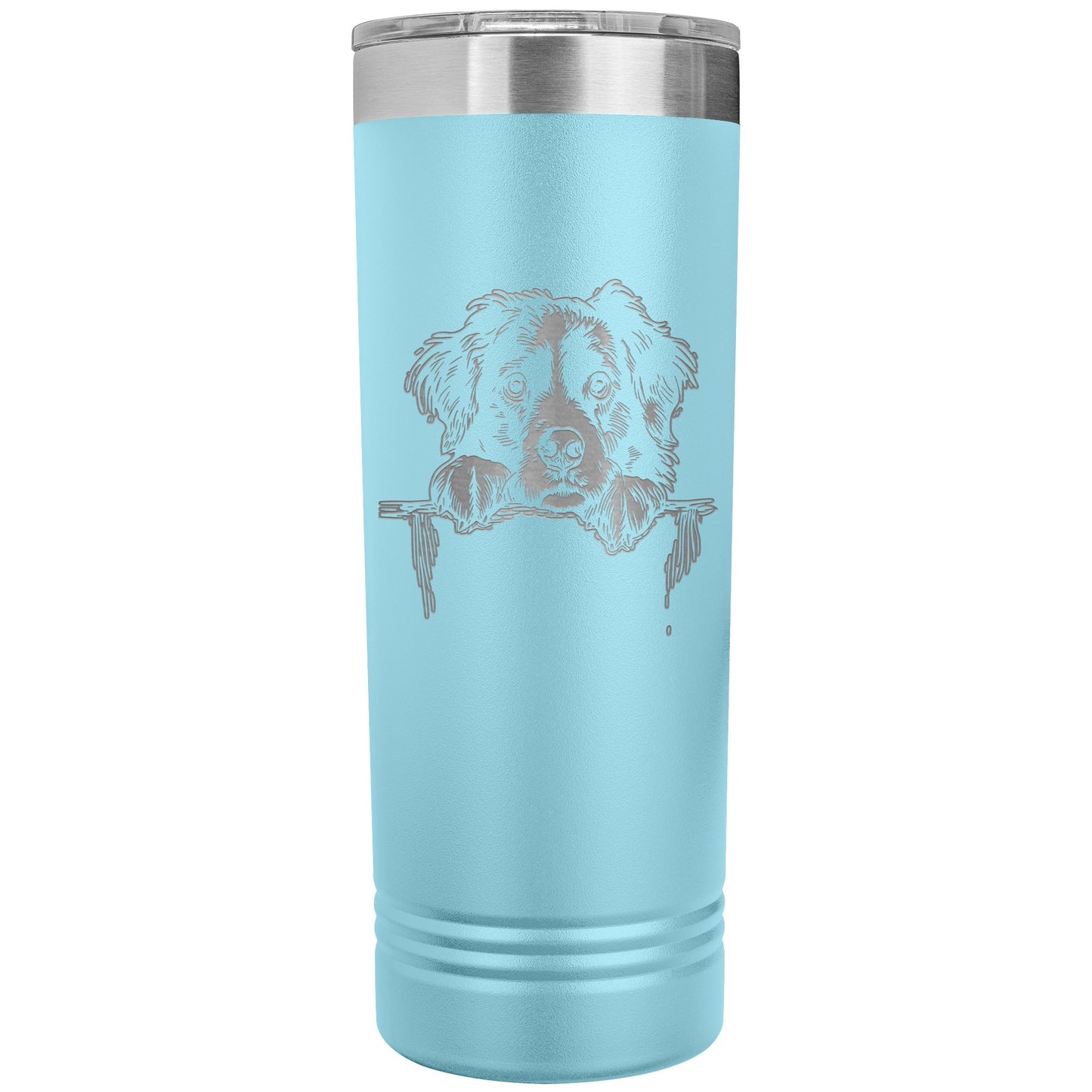 Bernese Mountain Dog Owner Gift Skinny Tumbler 22oz makes a great Berner Lover Gift. Ultra-durable double-wall stainless steel that is vacuum insulated