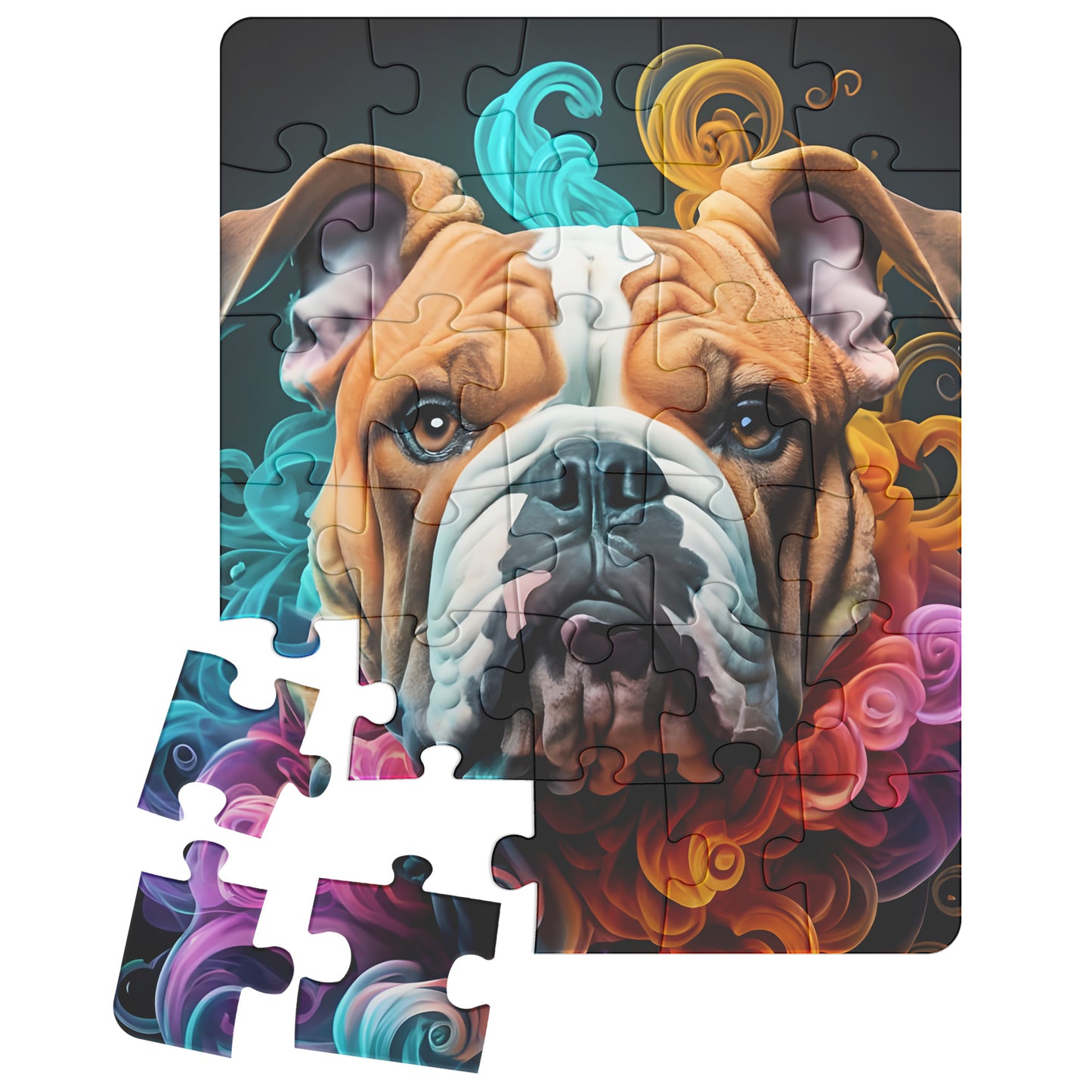 Bulldog Jigsaw Puzzle 500pc - Pets on Merch