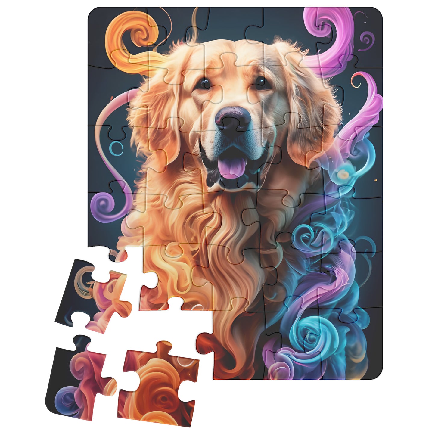 Golden Retriever Jigsaw Puzzle 500pc - Pets on Merch