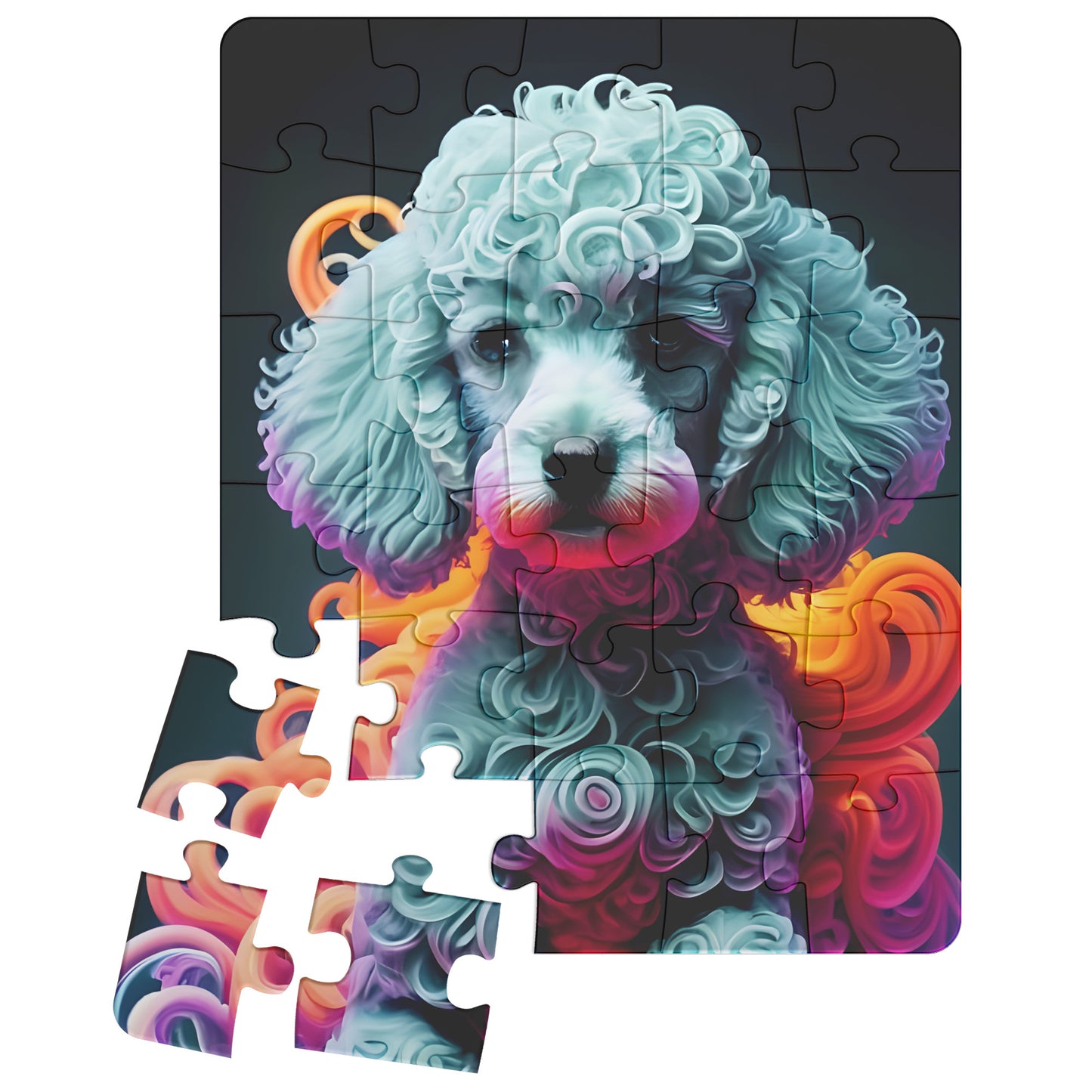 Poodle Jigsaw Puzzle 500pc - Pets on Merch