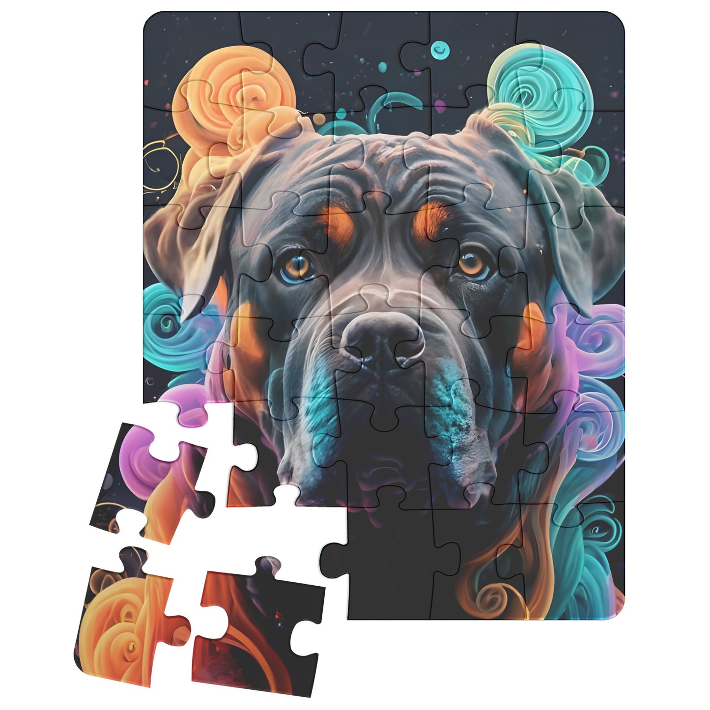 Rottweiler Jigsaw Puzzle 500pc - Pets on Merch