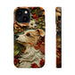 MagSafe Tough Case - Dog and Leaves Wood Carving Design Dog iPhone Case - Pets on Merch