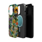 MagSafe Tough Case - Dogs and Flowers Colorful Yarn and Fabric Design Dog iPhone Case - Pets on Merch