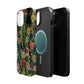 MagSafe Tough Case - Dogs and Flowers Whimsical Colorful Design Dog iPhone Case - Pets on Merch