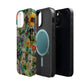 MagSafe Tough Case - Dogs and Flowers Colorful Yarn and Fabric Design Dog iPhone Case - Pets on Merch