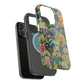 MagSafe Tough Case - Dogs and Flowers Colorful Yarn and Fabric Design Dog iPhone Case - Pets on Merch
