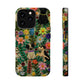 MagSafe Tough Case - Dogs and Flowers Whimsical Colorful Design Dog iPhone Case - Pets on Merch