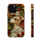 MagSafe Tough Case - Dog and Leaves Wood Carving Design Dog iPhone Case - Pets on Merch