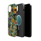 MagSafe Tough Case - Dogs and Flowers Colorful Yarn and Fabric Design Dog iPhone Case - Pets on Merch