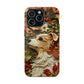 MagSafe Tough Case - Dog and Leaves Wood Carving Design Dog iPhone Case - Pets on Merch