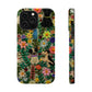 MagSafe Tough Case - Dogs and Flowers Whimsical Colorful Design Dog iPhone Case - Pets on Merch