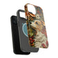 MagSafe Tough Case - Dog and Leaves Wood Carving Design Dog iPhone Case - Pets on Merch