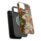 MagSafe Tough Case - Dog and Leaves Wood Carving Design Dog iPhone Case - Pets on Merch