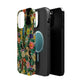 MagSafe Tough Case - Dogs and Flowers Whimsical Colorful Design Dog iPhone Case - Pets on Merch