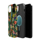 MagSafe Tough Case - Dogs and Flowers Whimsical Colorful Design Dog iPhone Case - Pets on Merch
