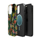 MagSafe Tough Case - Dogs and Flowers Whimsical Colorful Design Dog iPhone Case - Pets on Merch
