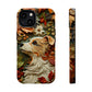 MagSafe Tough Case - Dog and Leaves Wood Carving Design Dog iPhone Case - Pets on Merch