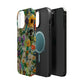 MagSafe Tough Case - Dogs and Flowers Colorful Yarn and Fabric Design Dog iPhone Case - Pets on Merch