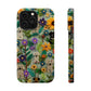 MagSafe Tough Case - Dogs and Flowers Colorful Yarn and Fabric Design Dog iPhone Case - Pets on Merch