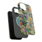 MagSafe Tough Case - Dogs and Flowers Colorful Yarn and Fabric Design Dog iPhone Case - Pets on Merch