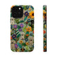 MagSafe Tough Case - Dogs and Flowers Colorful Yarn and Fabric Design Dog iPhone Case - Pets on Merch