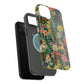 MagSafe Tough Case - Dogs and Flowers Whimsical Colorful Design Dog iPhone Case - Pets on Merch