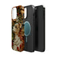 MagSafe Tough Case - Dog and Leaves Wood Carving Design Dog iPhone Case - Pets on Merch