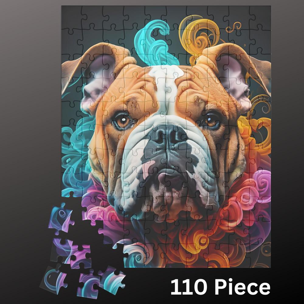 Bulldog Jigsaw Puzzle 500pc - Pets on Merch