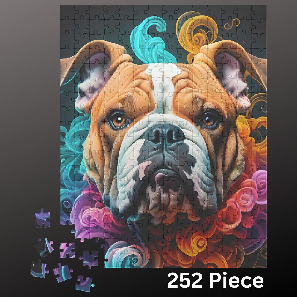 Bulldog Jigsaw Puzzle 500pc - Pets on Merch