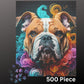 Bulldog Jigsaw Puzzle 500 piece Dog Lover Gift for Adults & Kids