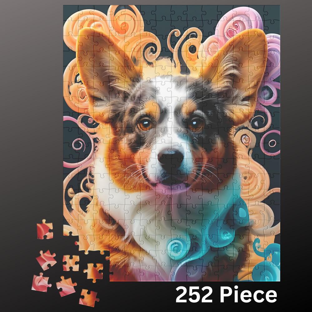 Pembroke Welsh Corgi Jigsaw Puzzle 500pc - Pets on Merch
