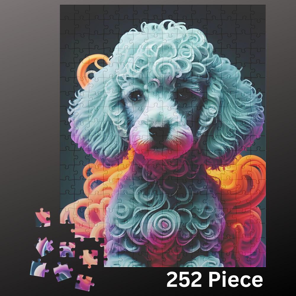 Poodle Jigsaw Puzzle 500pc - Pets on Merch