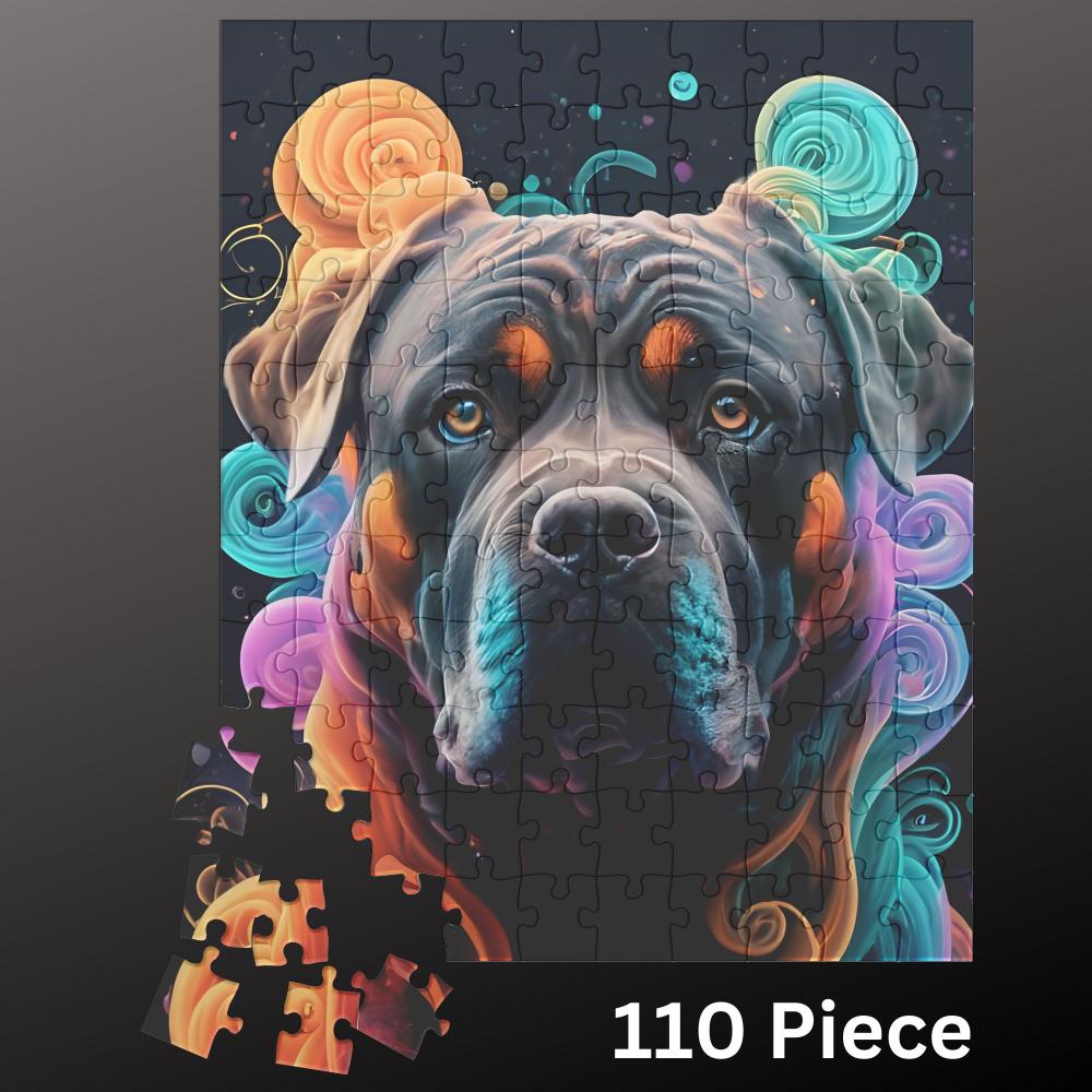 Rottweiler Jigsaw Puzzle 500pc - Pets on Merch