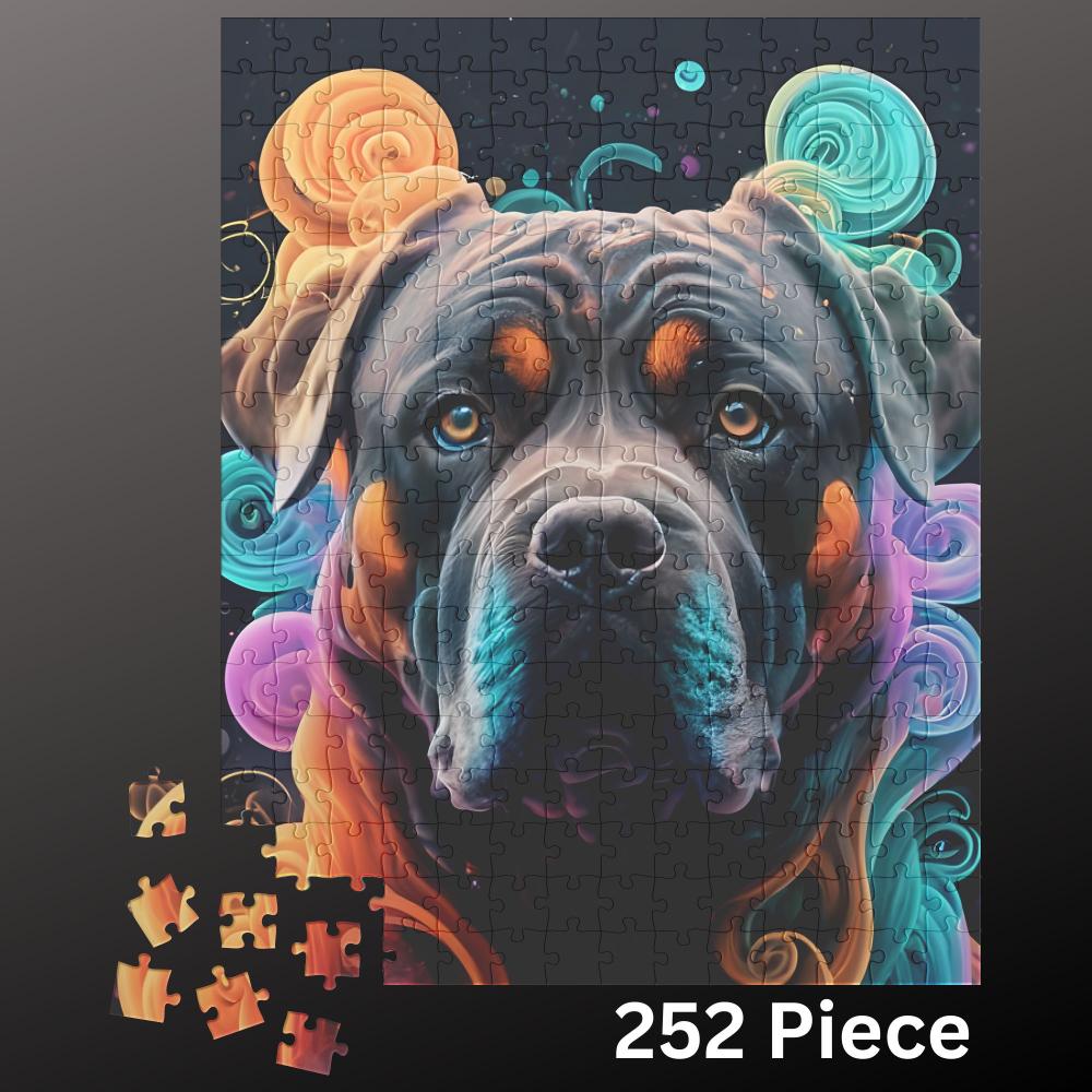 Rottweiler Jigsaw Puzzle 500pc - Pets on Merch