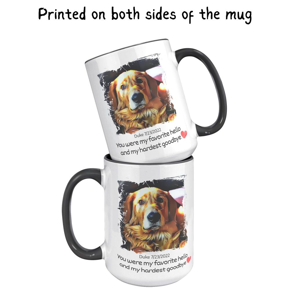 Pet Memorial Gift Mug, Dog Memorial, Cat Memorial, Pet Loss Gift