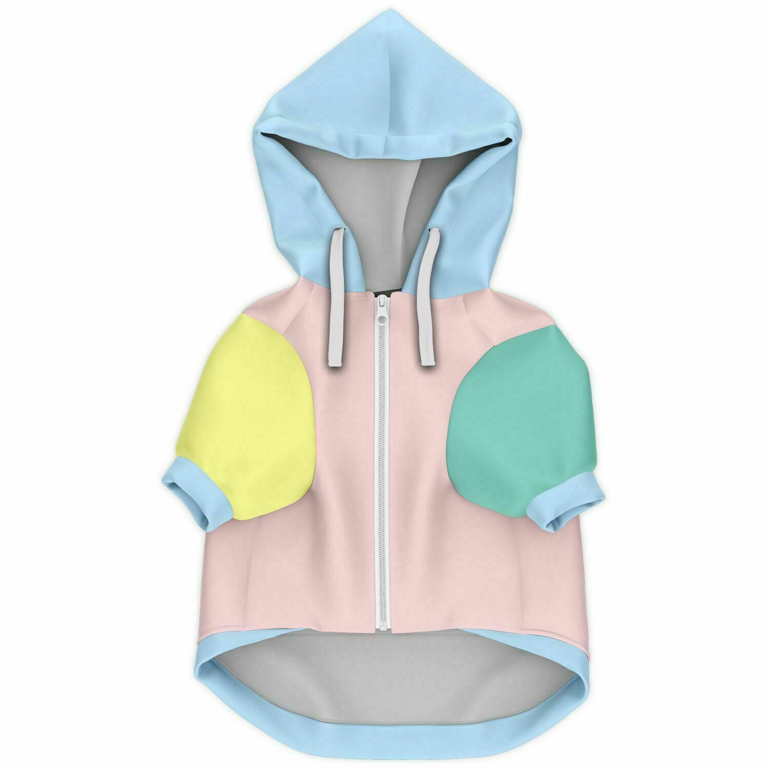 Dog Hoodie - Small to Large Dogs - Pastel Color Block -Dog Sweatshirts-  Premium Durable Fabric – Pets on Merch