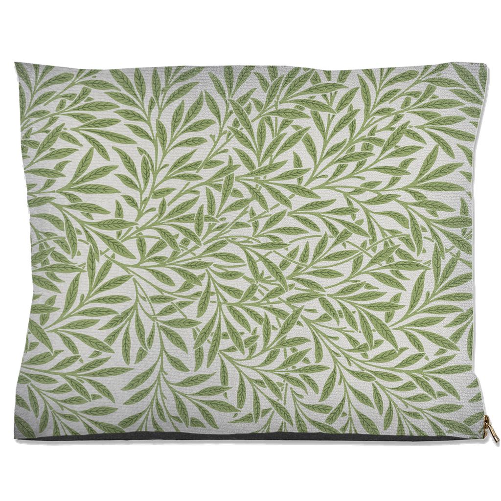 Premium Quality Pet Bed with Removable Washable Pillow Cover | Willow pattern by William Morris. [FREE US SHIPPING] Dog Beds Pets on Merch Water Resistant 40x50 inch 